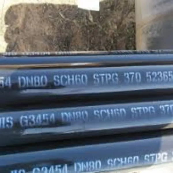 JIS G3455 STPG370 Tub d'acer al carboni