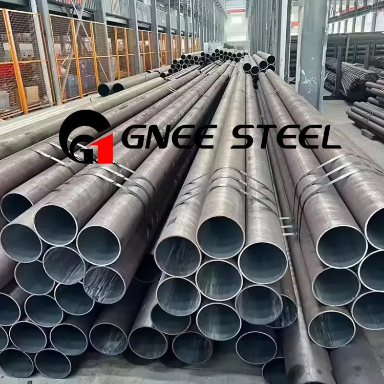 L245 costura recta de canonada soldada