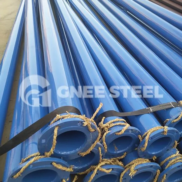 Tub d'acer recobert de plàstic