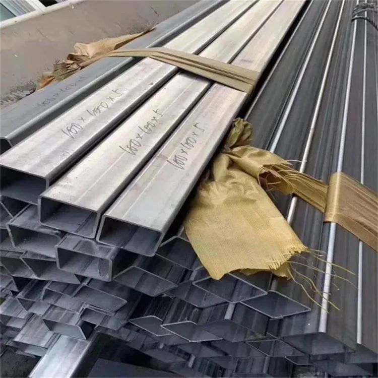 Tub rectangular d'acer al carboni Ast52