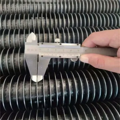 Tub d'aleta d'acer inoxidable d'aliatge