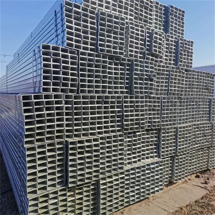 St37 Tub galvanitzat quadrat soldat sense soldadura