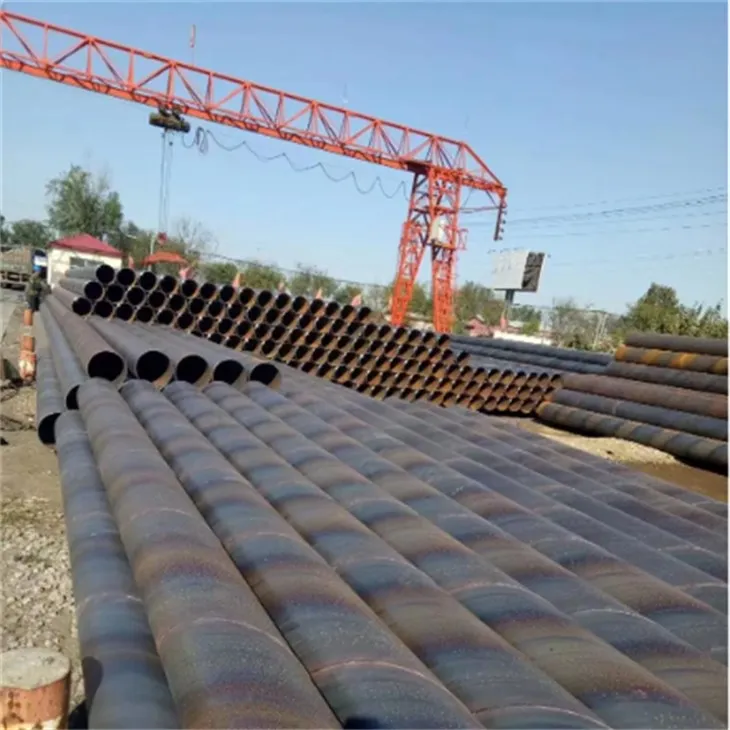 Tub d'acer soldat en espiral de carboni X42 X52